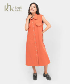 Savita outer burnt orange